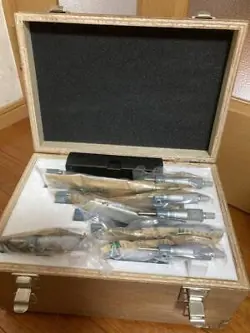 MITUTOYO STANDARD OUTSIDE MICROMETER SET OMST-150 JAPAN