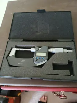 MITUTOYO 422-230-30 BLM-25MX DIGITAL BLADE MICROMETER 0-25MM 0.001MM DIGIMATIC
