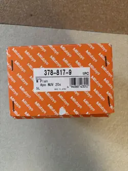 MITUTOYO M PLAN APO NUV 20X / 0.40 INFI/0 F=200 MICROSCOPE OBJECTIVE LENS