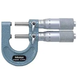 MITUTOYO 113-103 LIMIT MICROMETER, RATCHET STOP, 25-50MM RANGE, 0.01MM