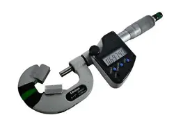 MITUTOYO 314-352-10 SERIES 314, 114 V ANVIL DIGITAL MICROMETER .4-1'' .00005'' 0