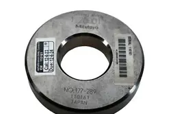MITUTOYO 177-289 STEEL SETTING RING 1.20 DIAMETER 1.20001
