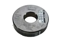 MITUTOYO 177-182 STEEL SETTING RING .650 DIAMETER .64996