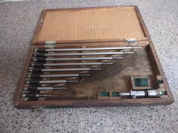 MITUTOYO  MICROMETER SET - 3 TO 12 INCHES - JAPAN - VGC