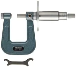 MITUTOYO 119-202 SHEET METAL MICROMETER  DIAL READING MODEL  RATCHET STOP