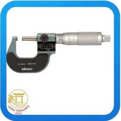MITUTOYO 193-104 DIGIT OUTSIDE MICROMETER  RATCHET STOP  75-100MM RANGE  0.01MM