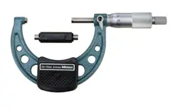 MITUTOYO 103-130 OUTSIDE MICROMETER  BAKED-ENAMEL FINISH  RATCHET STOP  25-50MM