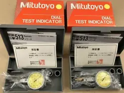 NEW MITUTOYO DIAL TEST INDICATOR SET OF 2 DIAL GAUGE MICROMETER