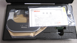 MITUTOYO 123-126 VERNIER DISK MICROMETER 1-2
