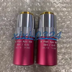 1PCS  MITUTOYO M PLAN APO NIR 50X/0.42  INFRARED OBJECTIVE LENS DHL SHIPPING