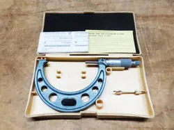 MITUTOYO MICROMETER 103-140 OM-100 75-100 0.01MM CONTROL 6K0914E-YP