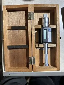 MITUTOYO HOLE TEST 16-20 INSIDE MICROMETER CALIPER END MILL MEASURING  JAPAN