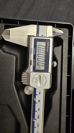 MITUTOYO DIGITAL CALIPER, 500-752-20, 0-6IN/0-150MM (IP67)