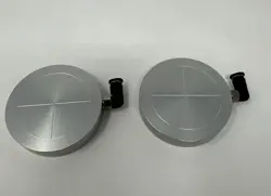 LOT OF 2 MITUTOYO CMM AIR FLOAT BEARING, 58MM DIA X 12MM