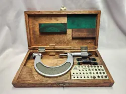 MITUTOYO SCREW THREAD PITCH MICROMETER POSS. 126-127 (50-75MM) 9 PAIR OF ANVILS