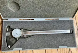 MITUTOYO JAPAN NO. 505-627-50 DIAL CALIPER 8