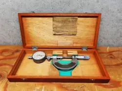 MITUTOYO OUTSIDE MICROMETER WITH DIAL GAUGE 0-25 0.01MM CONTROL 6K0913I-C02