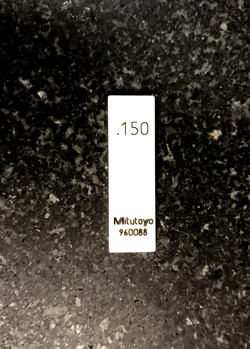 MITUTOYO  .1500 CERAMIC GAGE BLOCK CERA 1/8