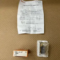 MITUTOYO .6984 LENGTH STEEL CALIBRATION INSPECTION GAGE BLOCK