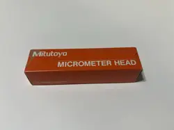 MITUTOYO MICROMETER HEAD 149-131 MHM2-15 ROUNDED FACE LINEAR STAGES JAPAN