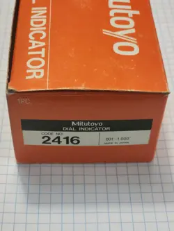 MITUTOYO 2416 DIAL INDICATOR 0-1
