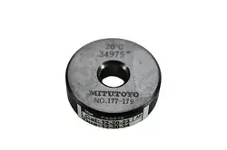 MITUTOYO 177-179 STEEL SETTING RING .350 DIAMETER .34975''