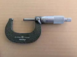 MITUTOYO SINGLE SPHERICAL MICROMETER 25-50MM