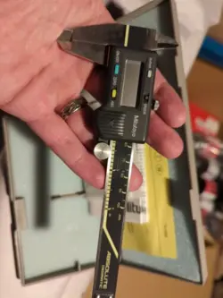 MITUTOYO 500-195 MY CAL ABSOLUTE DIGITAL CALIPER,0 TO 4 IN CD-4CS