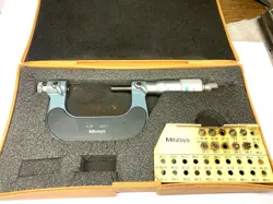 MITUTOYO 1-2”  SCREW THREAD PITCH DIAMETER MICROMETER NO. 126-138