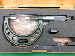 MITUTOYO BLM-50 STRAIGHT BLADE MICROMETER 95 125MM～150MM JAPAN USED WITH BOX