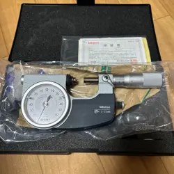 MITUTOYO IDM-25R 510-121 MICROMETER 0-25MM 0.001MM IP54 BUILT-IN INDICATOR