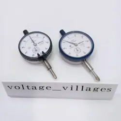 MITUTOYO DIAL GAUGE 2046S 2046F-09 SET OF 2 0-10MM 0.01MM METRIC GAGE JAPAN