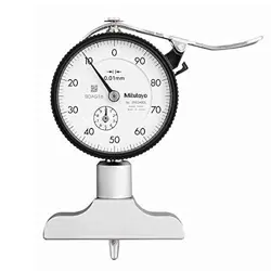 MITUTOYO DIAL DEPTH GAUGE 0-200MM PRECISION TOOL NEW