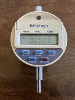 MITUTOYO DIGITAL INDICATOR .5”-0005”.MACHINIST’S TOOL.