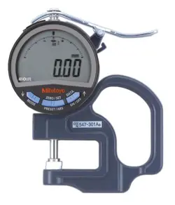 MITUTOYO DIGITAL THICKNESS GAUGE 547-301A