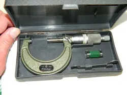 MITUTOYO RATCHETING .001 MICROMETER 1”-2” W/CASE, 1