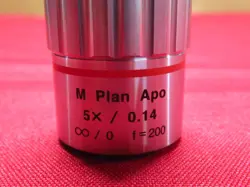 LENS MICROSCOPE USED