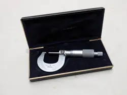 MITUTOYO 0-1 MICROMETER .0001 CARBIDE TIPPED W/ LOCKING LEVER