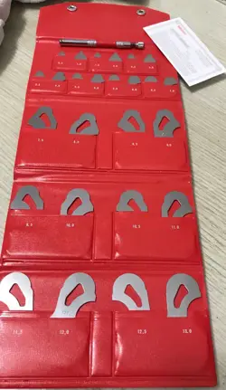 RADIUS GAGE SET/