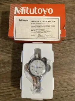 NEW MITUTOYO 1411 DIAL INDICATOR .001” GRADUATION USA!
