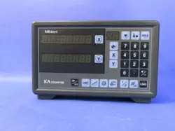 MITUTOYO LINEAR SCALE COUNTER KA-12 2AXIS LED DISPLAY 7-SEGMENT 8 DIGIT 100-240V