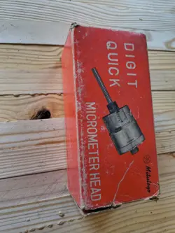 MITUTOYO DIGITAL MICROMETER HEAD 0-2”