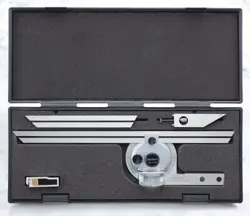 MITUTOYO 187-901-10 UNIVERSAL BEVEL PROTRACTOR ANALOG ANGLE GAUGE MEASURING TOOL