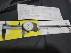 MITUTOYO 505-740J DIAL CALIPER, 0-6 IN