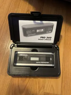 MITUTOYO PRO 360 DIGITAL PROTRACTOR IN GOOD WORKING CONDITION