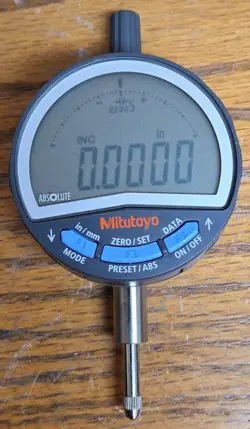 MITUTOYO 543-712B-02 DIGITAL INDICATOR ASME/ANSI INCH/METRIC, 0.5
