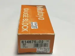 MITUTOYO SINGLE SKEYA BLOCK GAUGE 614675-02 50MM JF09004