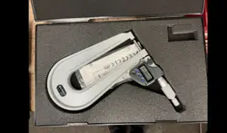 DEEP-THROAT MITUTOYO DIGITAL MICROMETER 0-1 INCH