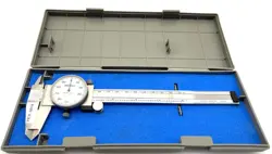MITUTOYO 505-637-50 DIAL CALIPER, 0-6