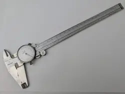 MITUTOYO 8” DIAL CALIPER 505-627 .001